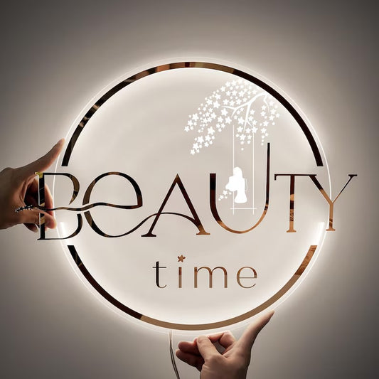 Premium Custom Backlit LED Sign | Acrylic Logo Sign for Shops, Salons & Offices