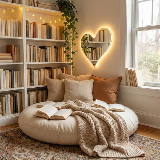 Heart Shaped Decorative Led Lighted Wall Hanging