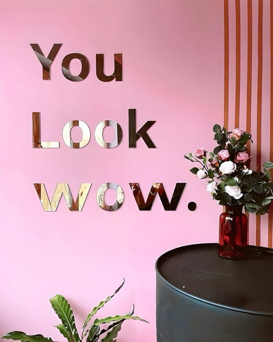 Custom Mirror Acrylic Letters